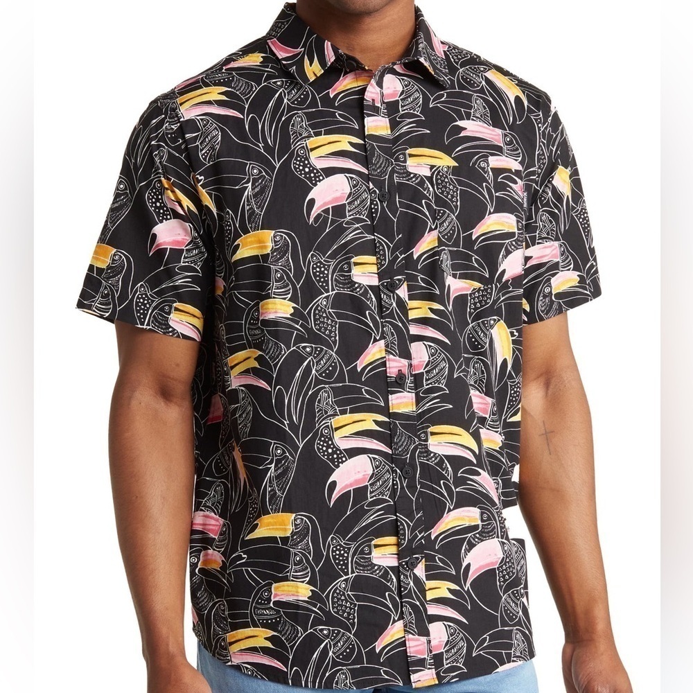 Men’s size XXL Hurley Tropical Escape Short Sleeve Shirt  T28